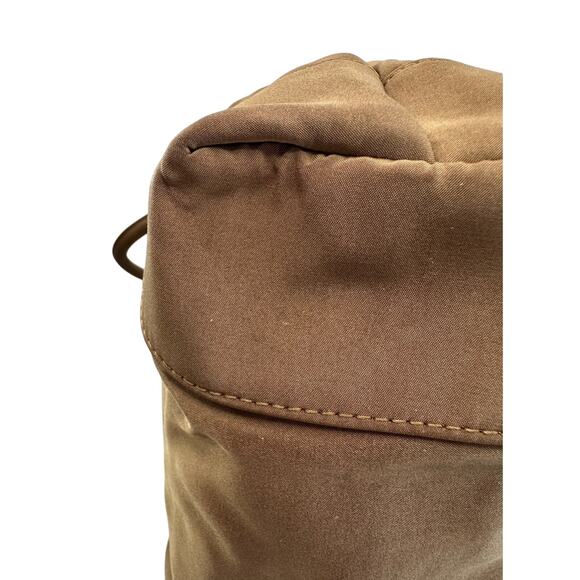 Bottega Veneta Brown Nylon Mini Bag with Mirror - Picture 9 of 16